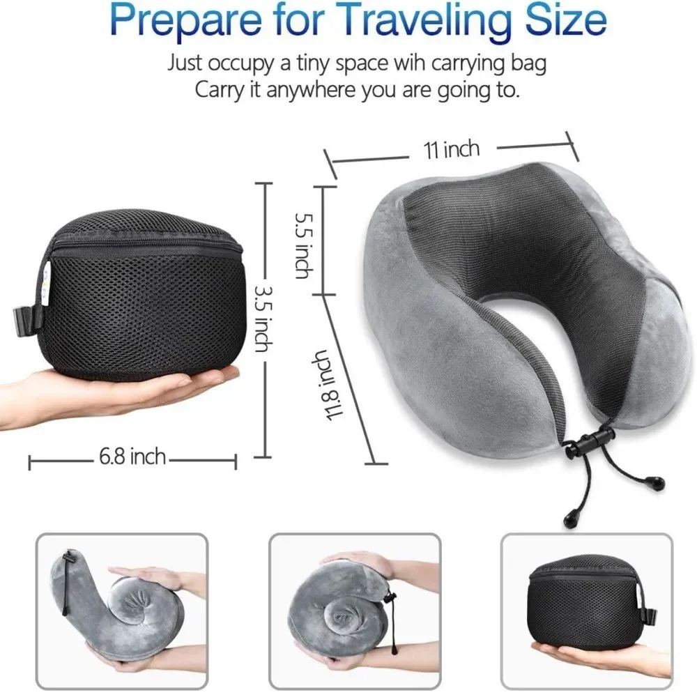 DYD travel pillow with travel bags , sleeping mask , ear plugs